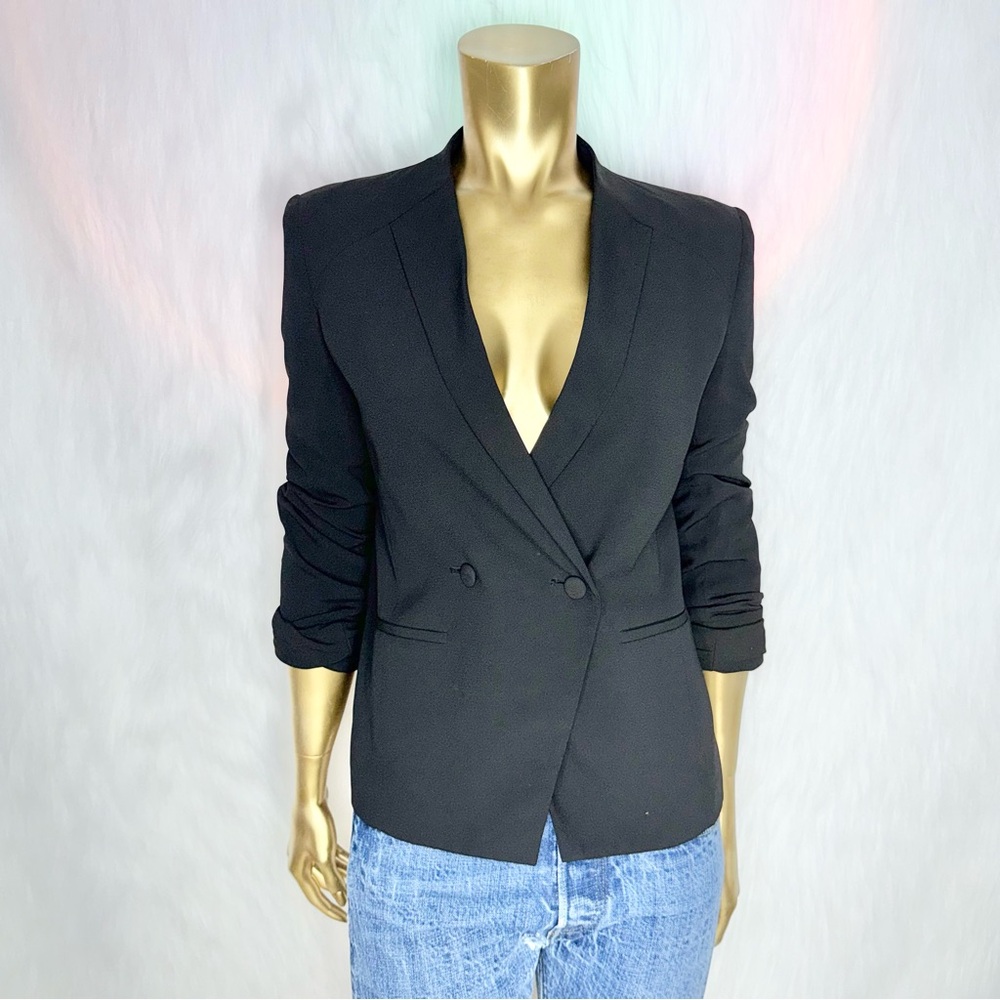 Victoria's Secret Body by Victoria Black Double-Breasted Blazer - Women's Size 6